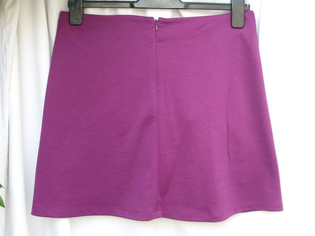 Image 2 of ASOS Dark Pink Mini Skirt – Size 12 – NEW WITH TAGS!