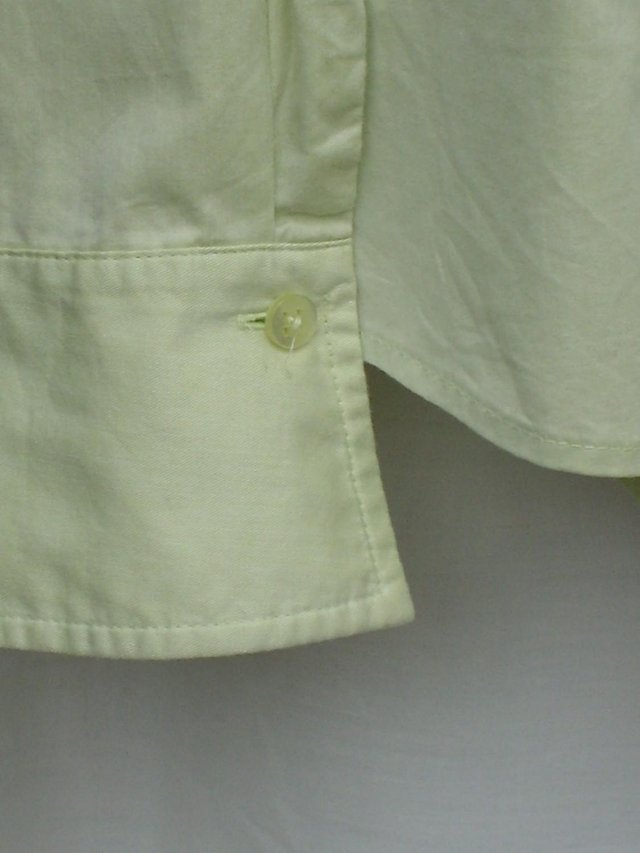 Image 3 of FRANK WALDER Pale Green Cotton Shirt – Size 16