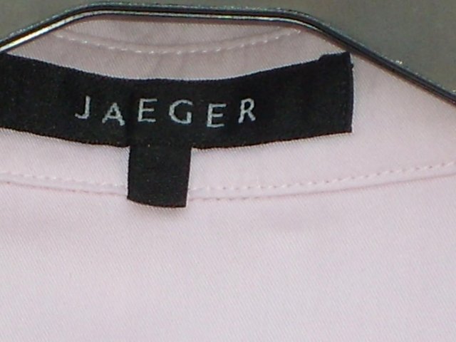 Image 3 of JAEGER Classic Pink Cotton Shirt Top – Size 12