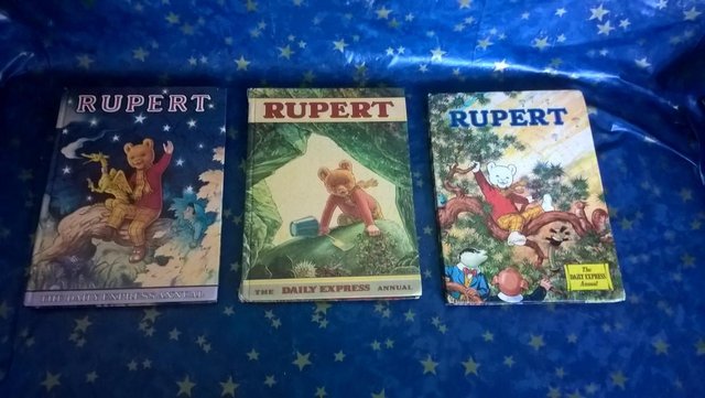 Preview of the first image of Collection of Rupert Bear Annuals.