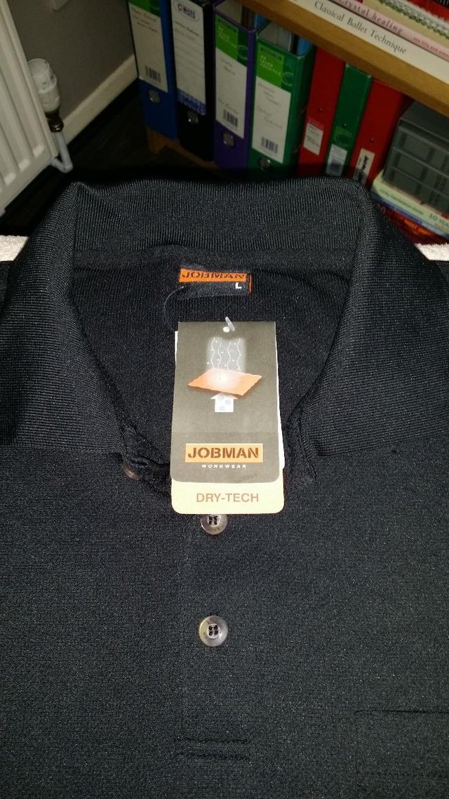 Preview of the first image of JOBMAN Workwear DRY-TECH Technology Polo Shirt - NEW w/TAGS.