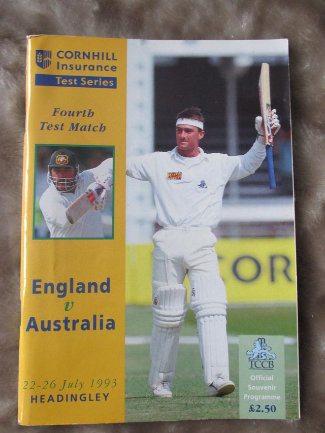 Image 2 of England vs Australia 1993 Headingley Test Match