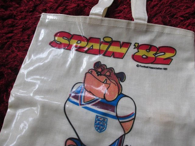 Preview of the first image of World Cup 1982 Small Childs Bag RARE.