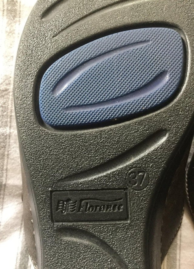 Image 12 of Sz 4 FLORANCE Anti-Shock Comfort Leather Mules