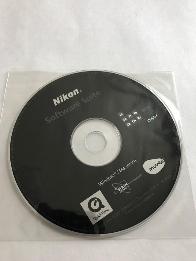 Preview of the first image of Genuine Nikon Software Suite DW07 (Incl P&P).