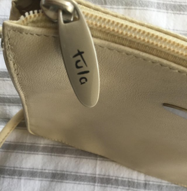 Preview of the first image of Authentic TULA (Radley)Cream Small Across Body Bag.