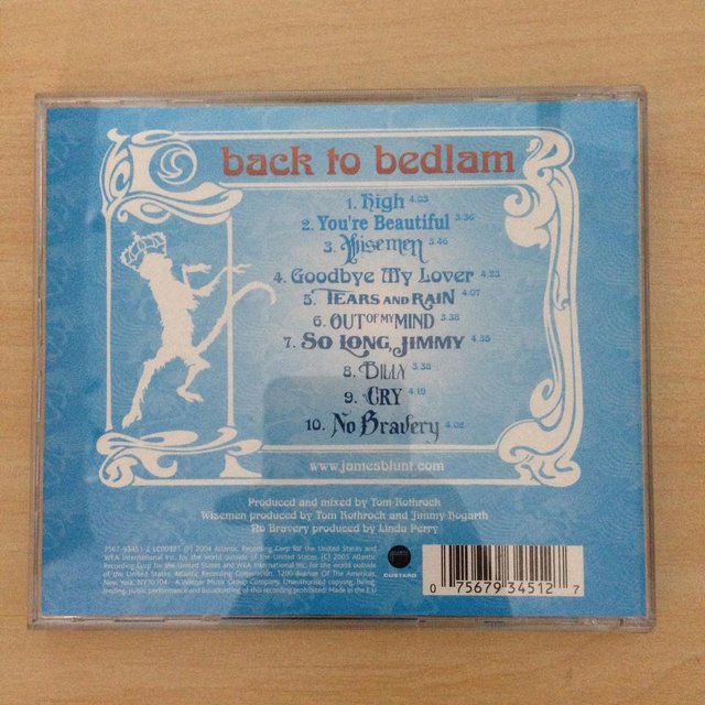 Image 2 of James Blunt - Back to Bedlam CD (Parental Advisory, 2005)