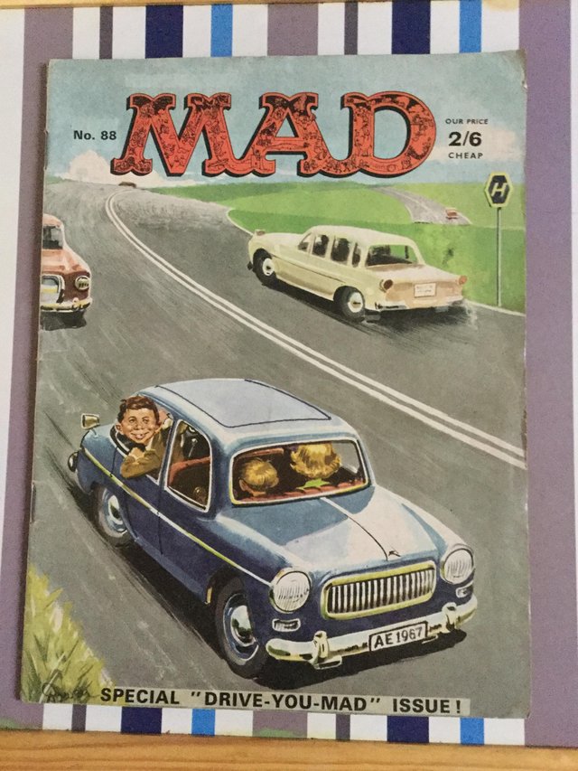 Preview of the first image of MAD Magazine UK Edition, Number 88, 1969, Top Sellers.