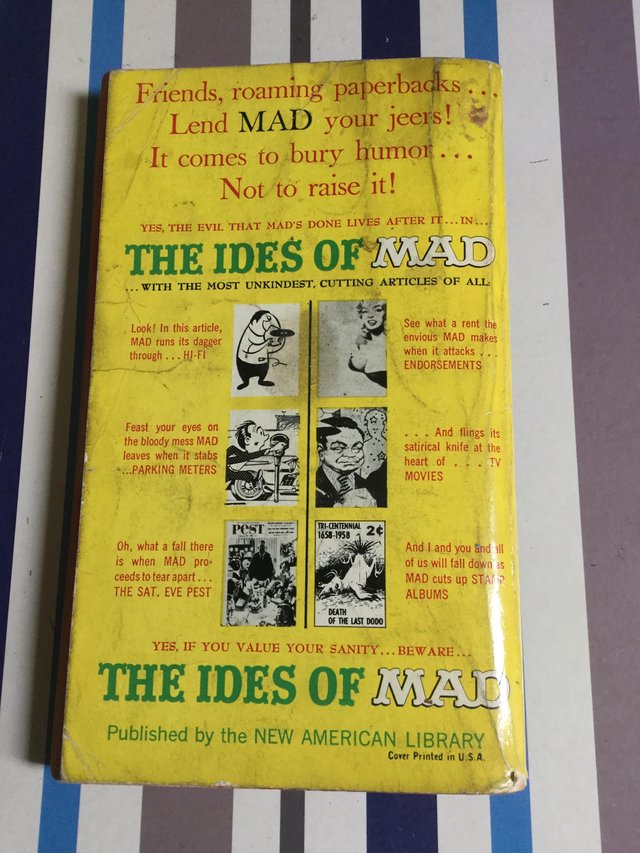 Image 3 of "The Ides Of Mad" Signet Paperback Book 1964