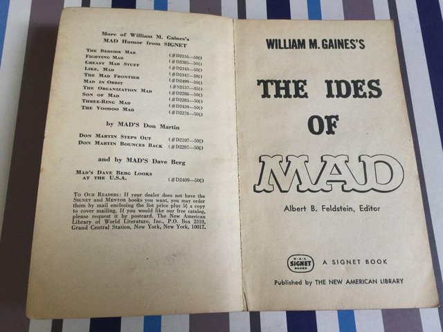 Image 8 of "The Ides Of Mad" Signet Paperback Book 1964