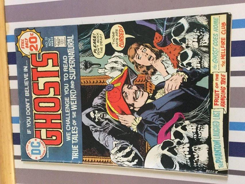 Preview of the first image of DC Comics GHOSTS Vol.4 No.32 November 1974.
