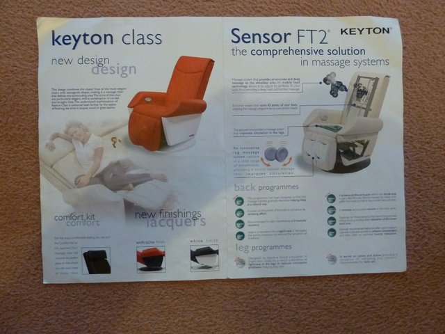 Image 3 of Keyton Sensor FT2 Massage Chair