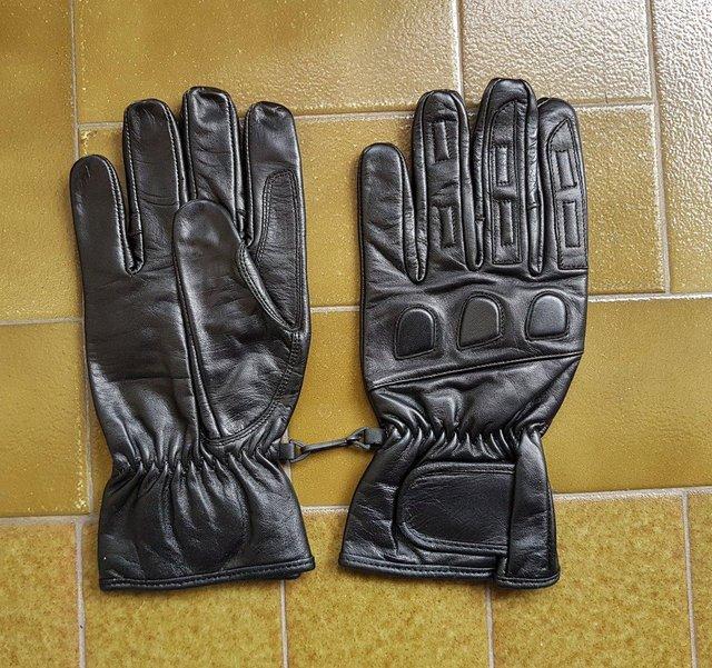 Preview of the first image of Leather Motor Bike Gloves..
