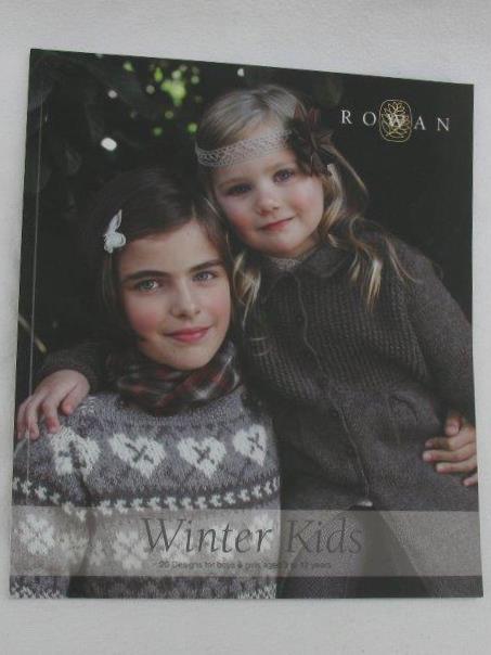 Preview of the first image of Winter Kids Knitting Book by Rowan.
