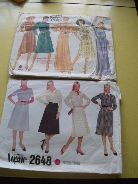 Preview of the first image of VOGUE VINTAGE DRESS PATTERNS.