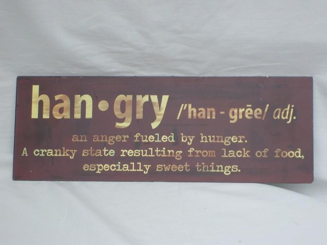Preview of the first image of Metal Han-gry Sign.