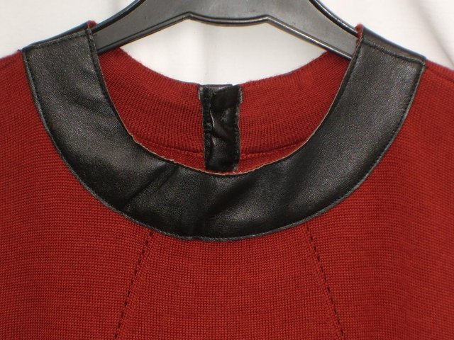 Image 3 of CHERRY DESIGN Brick Red Tunic Dress – Size 10