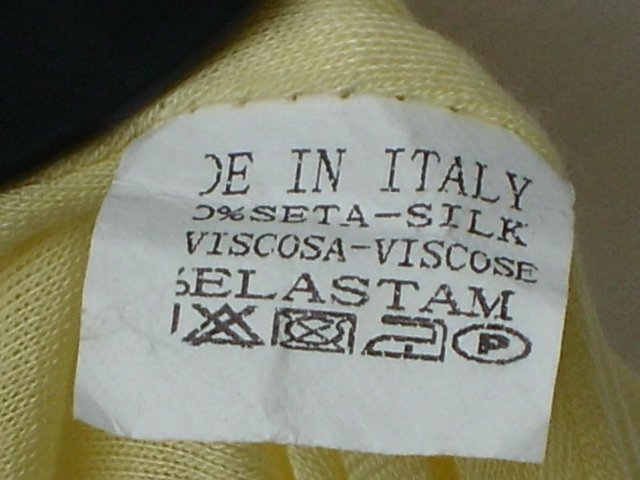 Image 3 of MADE IN ITALY Yellow Silk Harem Type Trousers – Size 8