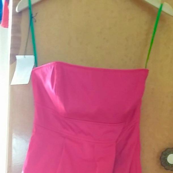 Image 8 of BNWOT Stunning TED BAKER Pink Waterfall Dress, Size 1 (6-8)