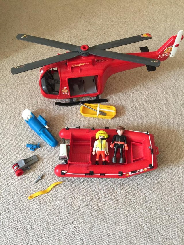 Preview of the first image of Playmobil Rescue Helicopter and Boat.