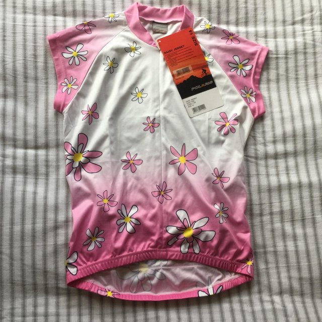 Preview of the first image of Super BNWT POLARIS DAISY Cycle Jersey, sz14 Ladies.