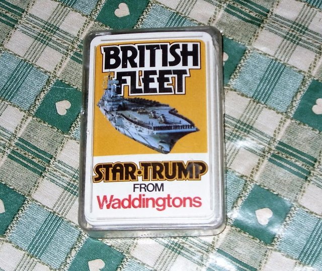 Preview of the first image of 1978 Waddingtons Star Trump British Fleet 32 cards  and card.