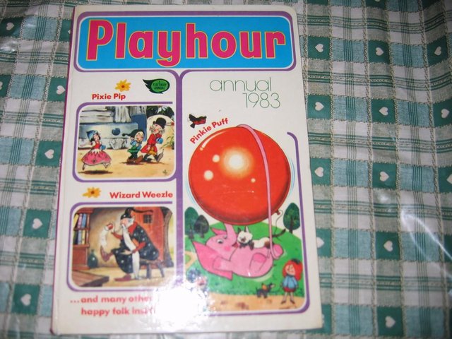 Preview of the first image of Vintage Hardback Annual 'Playhour Annual' 1983 -      good c.