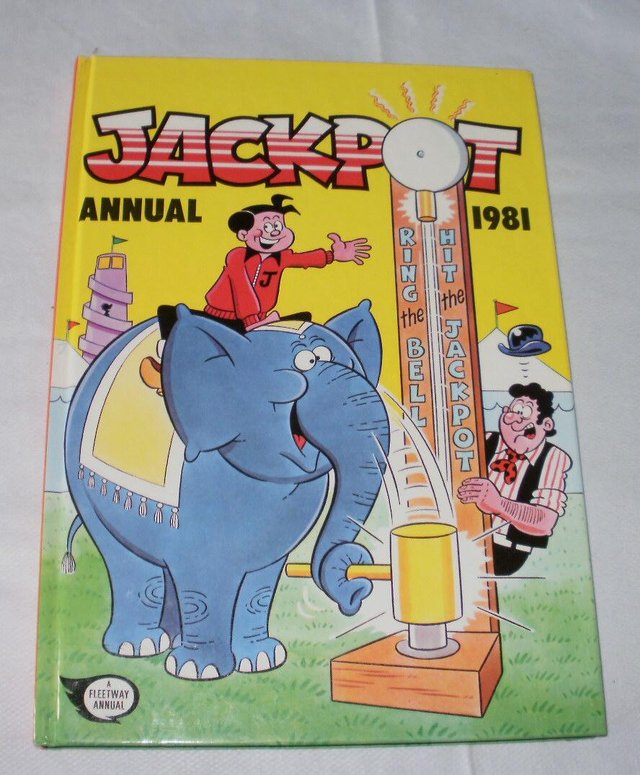 Preview of the first image of JACKPOT ANNUAL 1981 .Fleetwood annual  not price clipped gre.