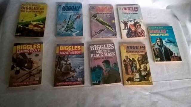 Image 3 of Collection of Biggles books by capt.W.E.Johns