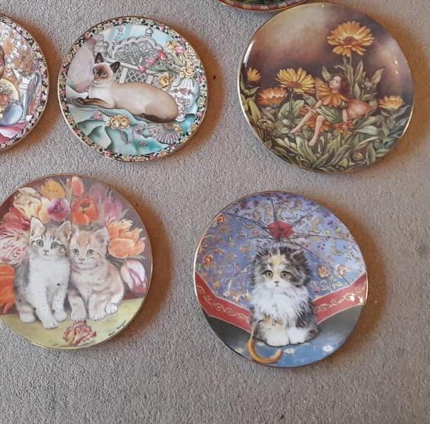 Preview of the first image of Four seasons cat plates.