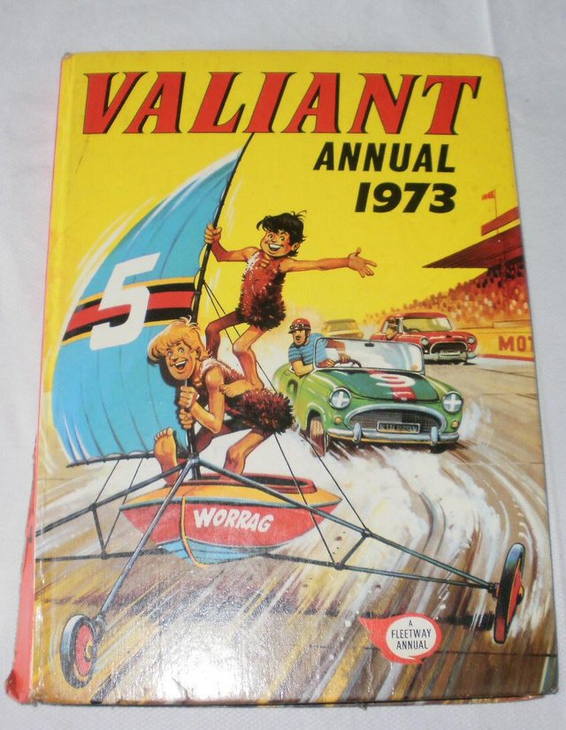 Preview of the first image of Valiant Annual 1973 Fleetwayfair conditionDamage to spi.