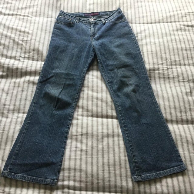 Preview of the first image of PER UNA Roma Stretch Jeans, Size 10 Short 30-34"W, 27.5"L.