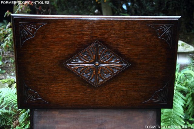 Image 58 of CARVED OAK MONKS BENCH BOX SETTLE ARMCHAIR STAND PEW CHEST