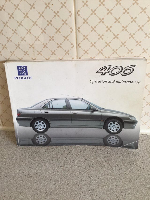 Preview of the first image of Peugeot 406 owners manual..