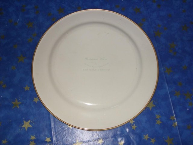 Image 2 of Portland Ware Commemorative Tin Plate for Prince Philip, Duk