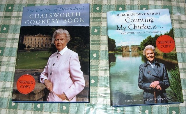 Preview of the first image of Two Signed hardback books by THE DUCHESS OF DEVONSHIRE  THE.