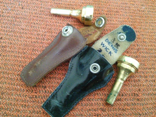 Image 4 of TRUMPET MOUTHPIECES DENIS WICK 3B or 2B (or not?)withPOUCH