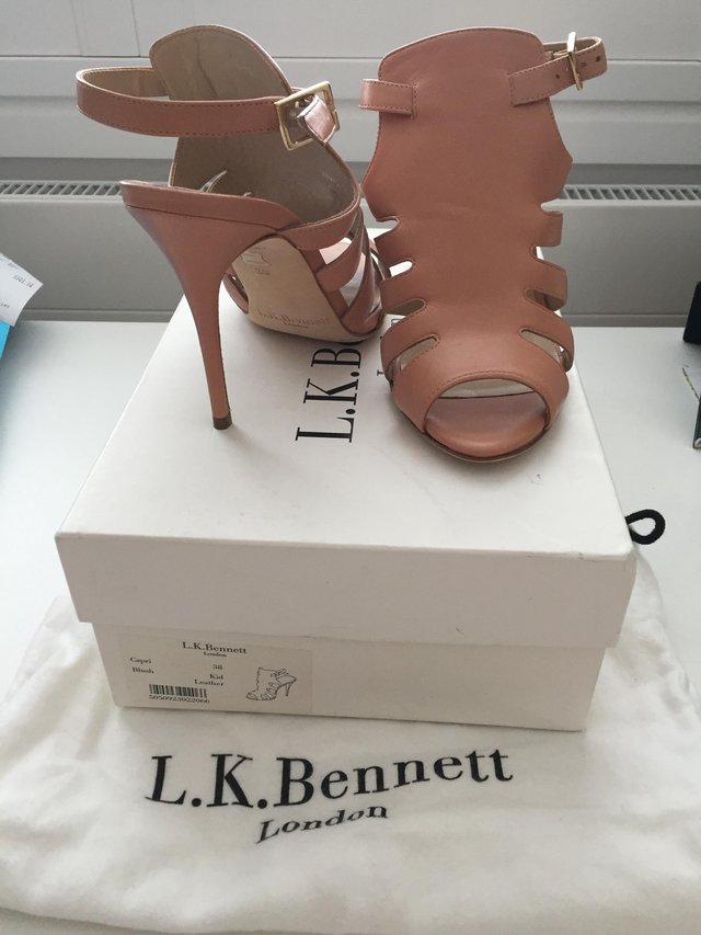 Preview of the first image of LKBennett Gladiator heeled shoes brand new/boxed/dust bag.