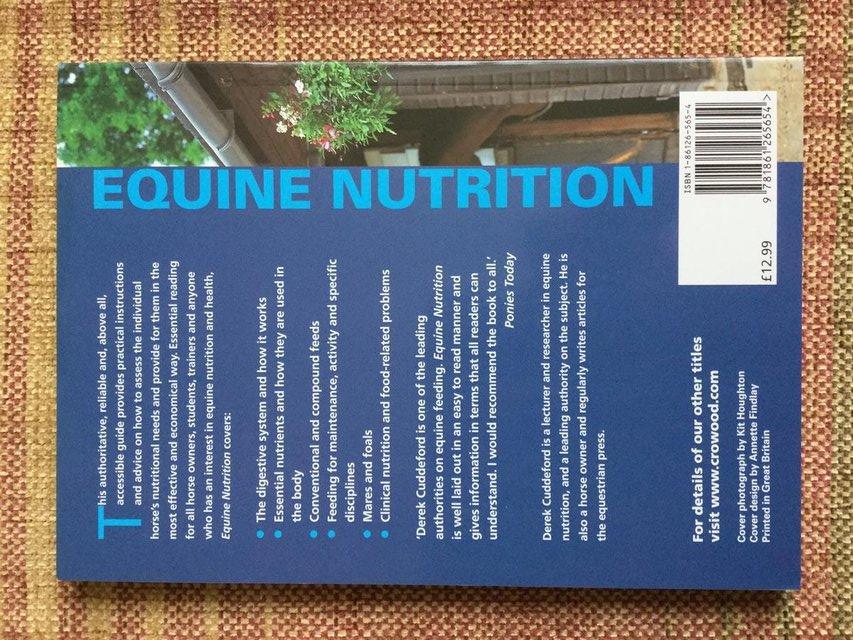 Image 2 of Derek Cuddeford EQUINE NUTRITION Brand New