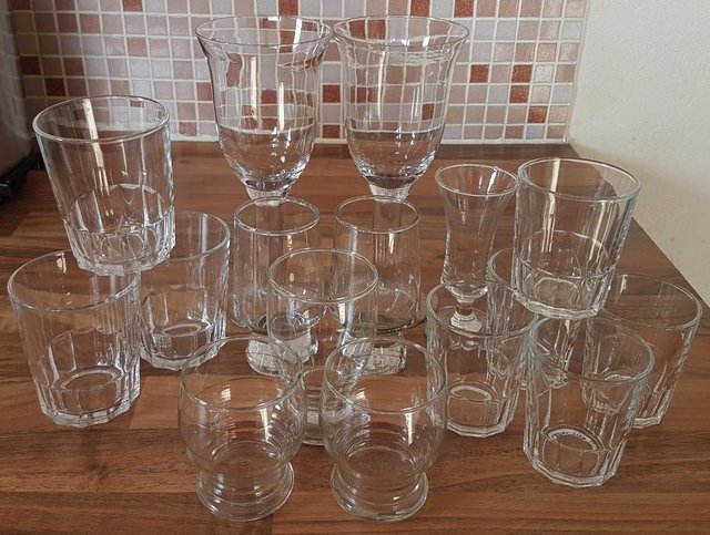 Preview of the first image of Small Collection of Drinks Glasses.