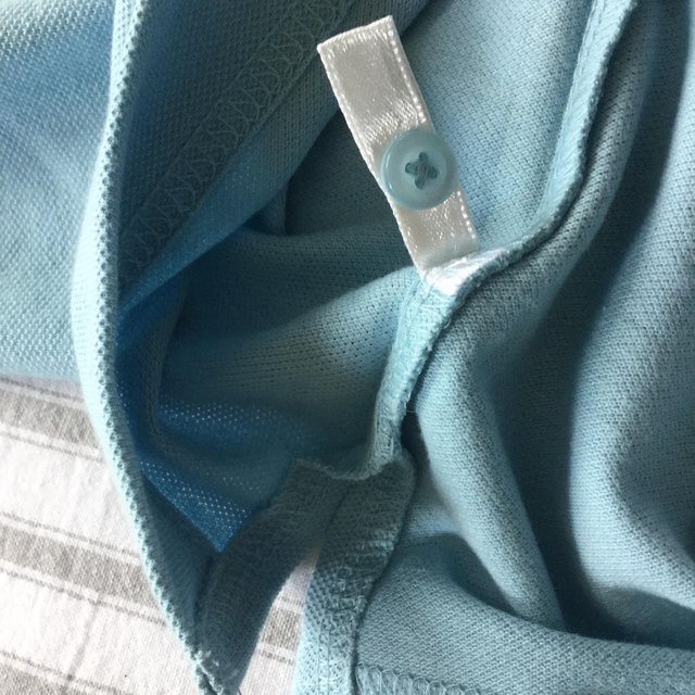 Image 5 of BN Unisex Quality Cotton Polo Shirts, Sky Blue, sz S & XL