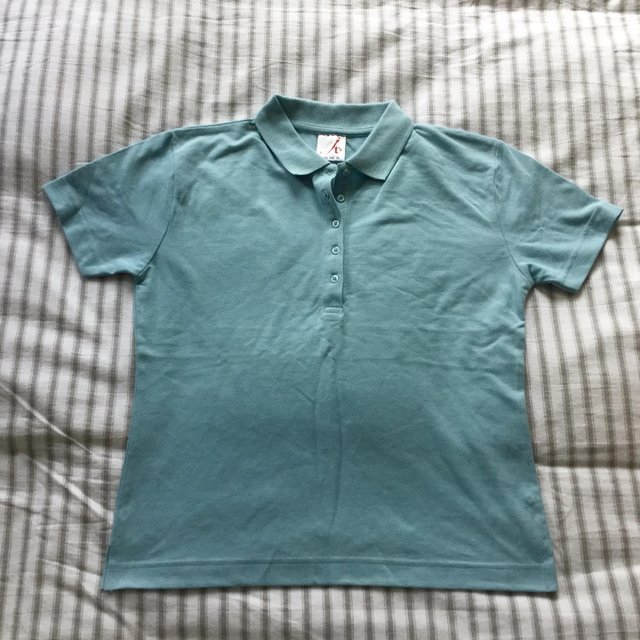 Image 7 of BN Unisex Quality Cotton Polo Shirts, Sky Blue, sz S & XL
