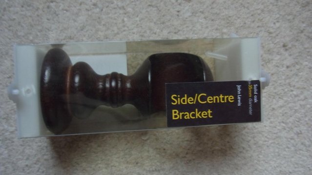 Image 2 of Side/Centre Bracket for curtain pole 35mm STILL BOXED