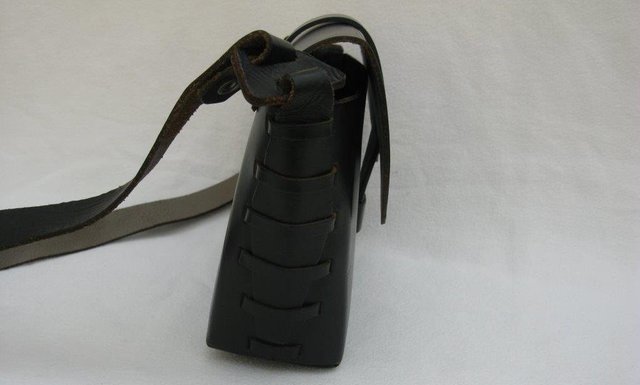 Image 3 of Black Leather Handbag