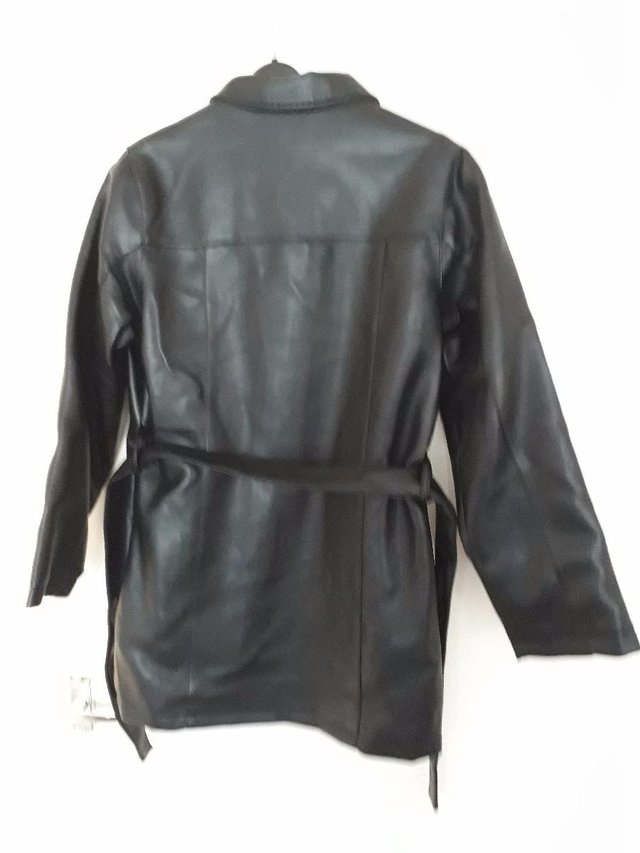 Image 3 of Brand new Ladies black leather coat