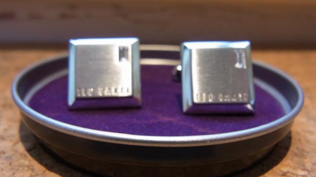 Preview of the first image of Ted Baker cufflinks UNUSED in orig pack - suitable as gift.