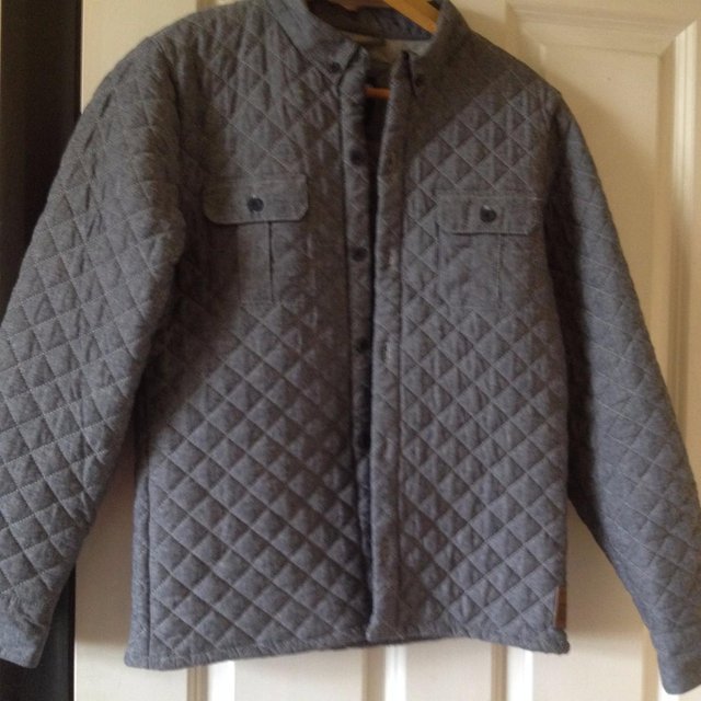 Preview of the first image of JD SPORTS Sonneti denim style boys padded jacket 13-15 years.