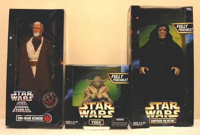 Preview of the first image of Star Wars Original Trilogy Kenner 12 inch Figures.