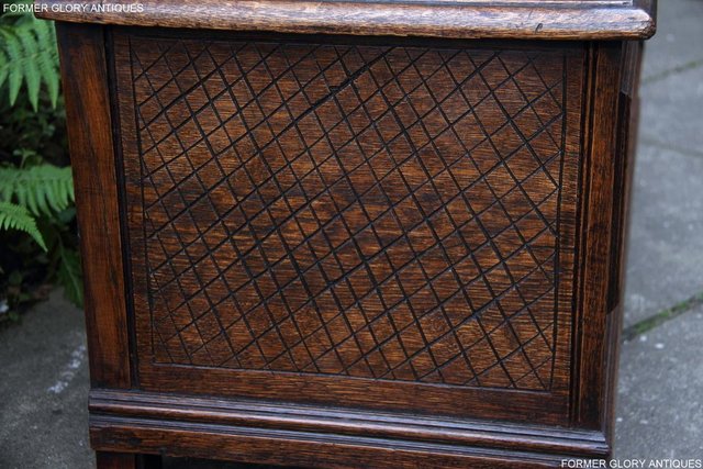 Image 40 of VICTORIAN CARVED OAK MONKS BENCH BOX SETTLE PEW CHEST