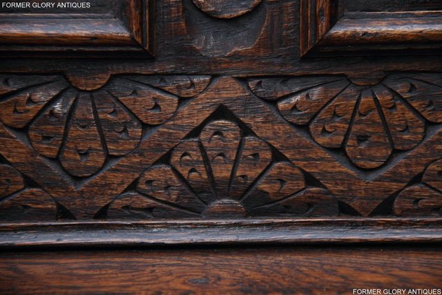 Image 50 of VICTORIAN CARVED OAK MONKS BENCH BOX SETTLE PEW CHEST